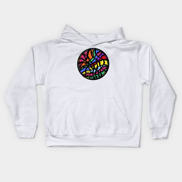 Magic Labyrinth Kids Hoodie by byLia